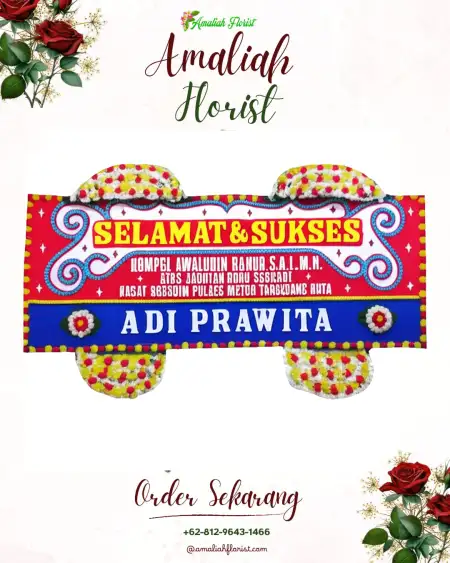 Papan Bunga Ucapan Selamat Siriwo